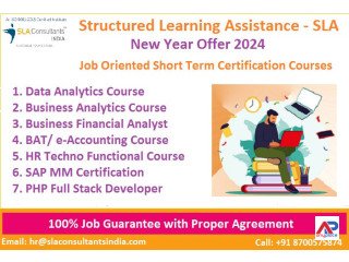 Best Data Analytics Course Training in [2024] by Structured Learning Assistance - SLA Analytics and Data Science Institute,