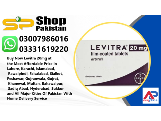 Levitra 20 Mg Tablets at Sale Price In Rahim Yar Khan