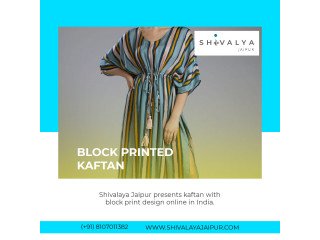 Block Printed Kaftan